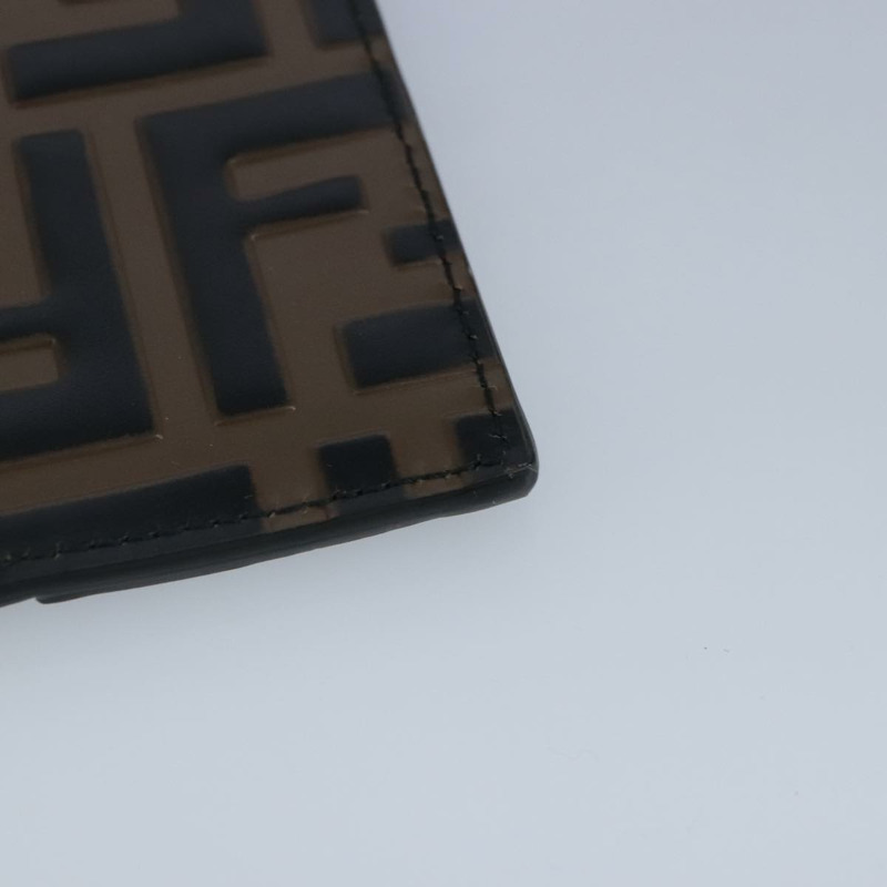 【日本直送】FENDI Zucca 帆布智慧型手機支架 棕黑銀 7AR737 A5TL 正品 97888V-16