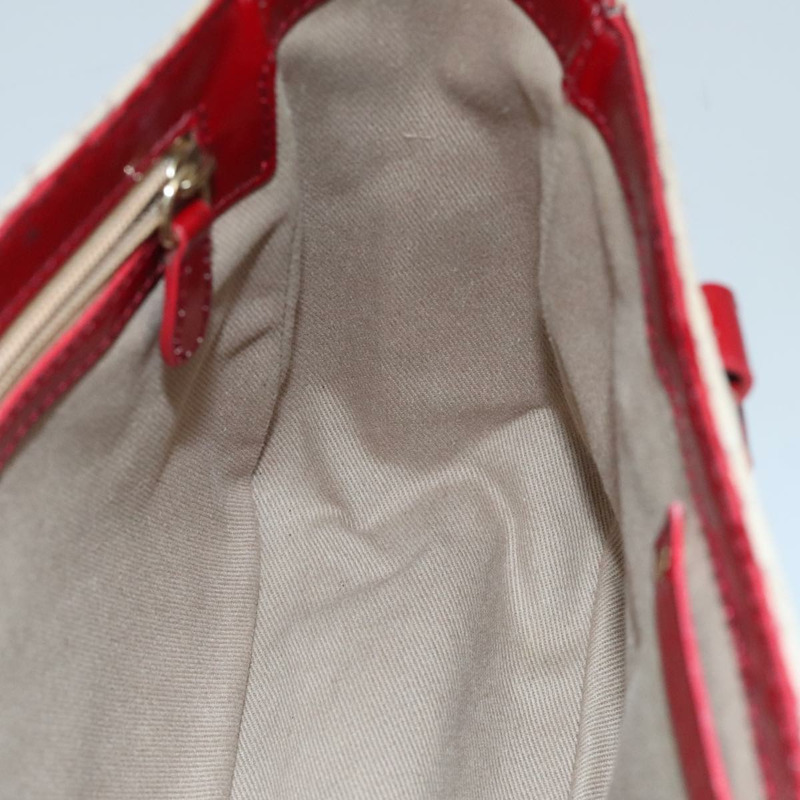 【日本直送】CELINE Macadam 帆布手提包 米色金色 正品 98068V-17