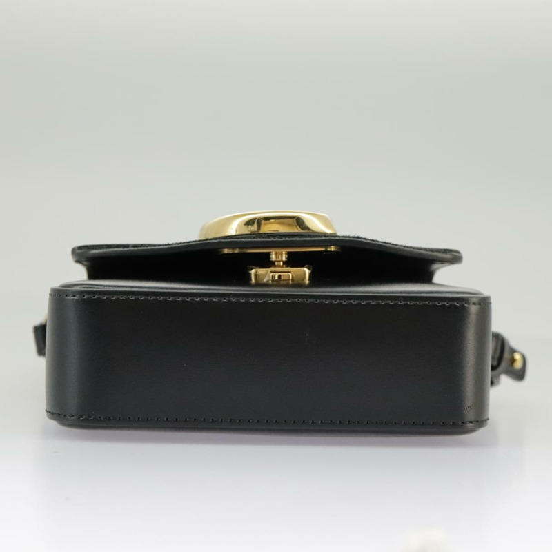 【日本直送】Chloe 迷你手提包 皮革 2 款 黑色 金色 正品 am7172V-4
