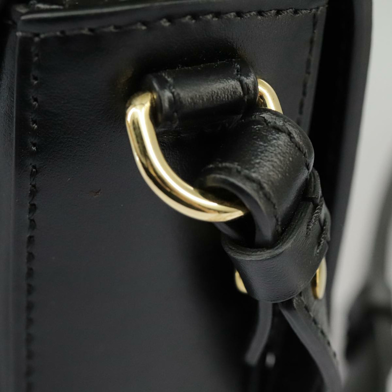 【日本直送】Chloe 迷你手提包 皮革 2 款 黑色 金色 正品 am7172V-9