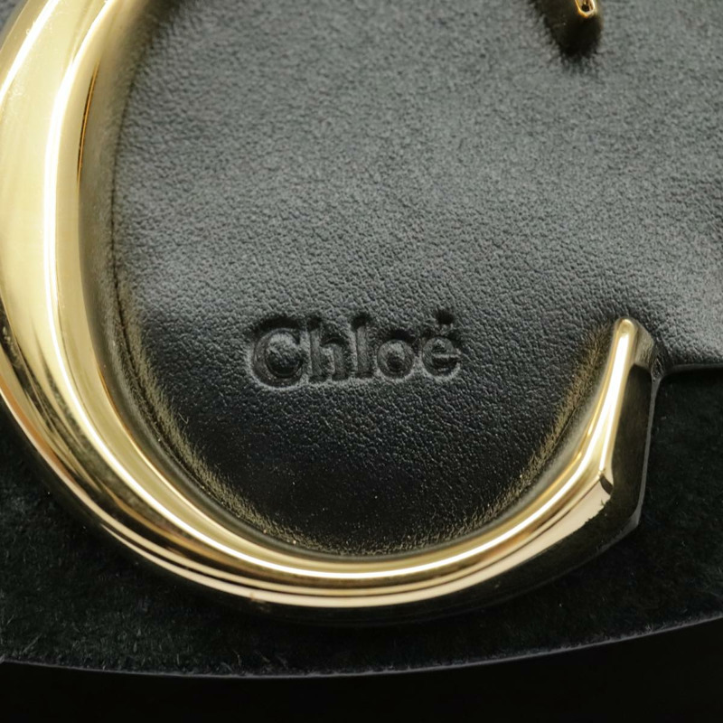【日本直送】Chloe 迷你手提包 皮革 2 款 黑色 金色 正品 am7172V-21