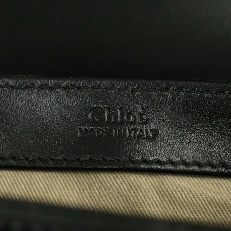 【日本直送】Chloe 迷你手提包 皮革 2 款 黑色 金色 正品 am7172V-23