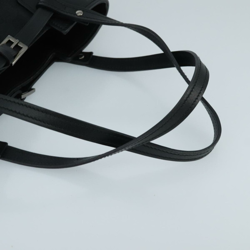 【日本直送】GUCCI GG帆布托特包 黑色銀色 107757 正品 ki5048V-6