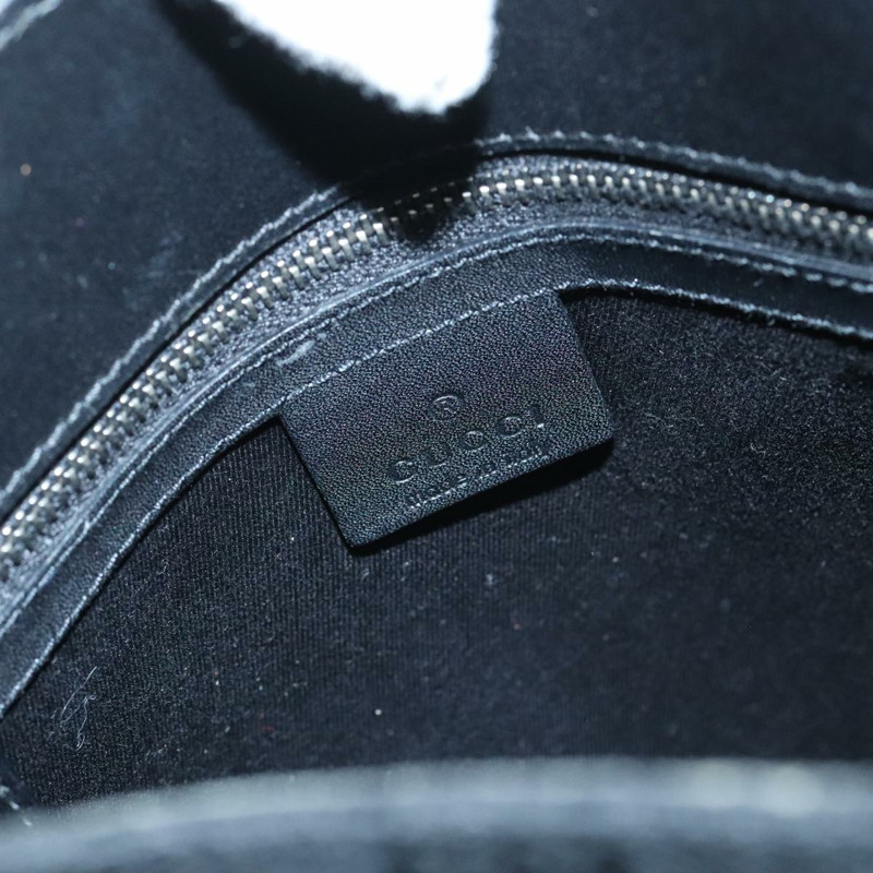 【日本直送】GUCCI GG帆布托特包 黑色銀色 107757 正品 ki5048V-16