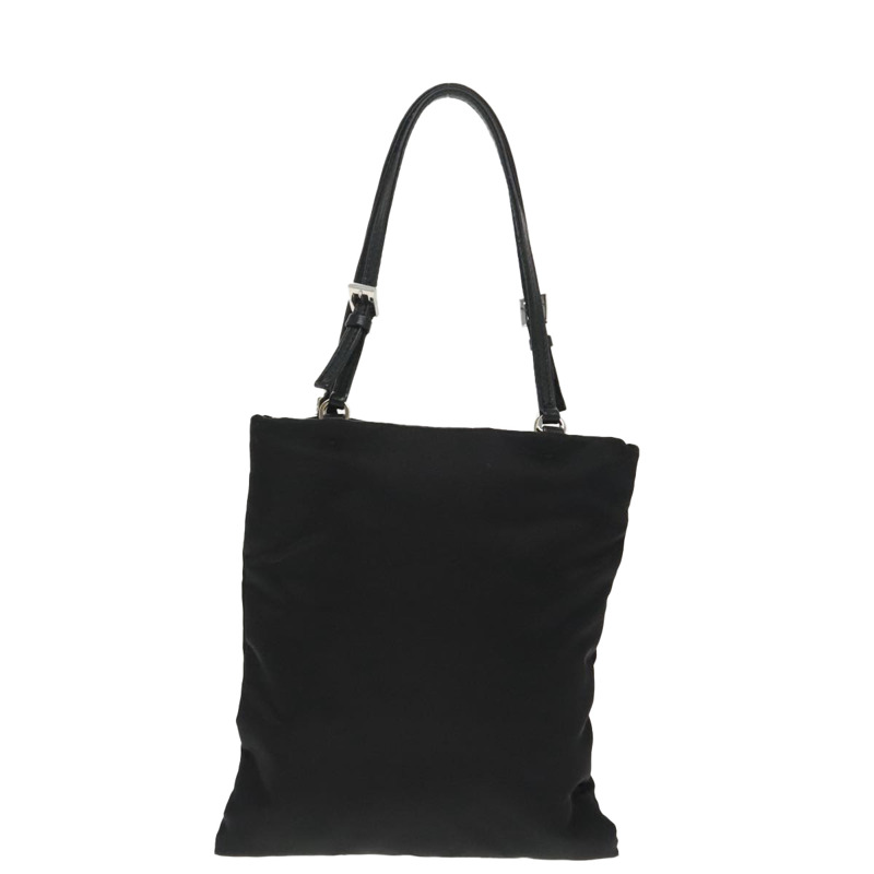 【日本直送】PRADA 鏈條單肩包 尼龍 黑色 銀色 正品 100262AV-1