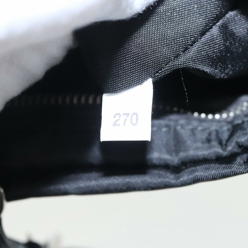 【日本直送】PRADA 鏈條單肩包 尼龍 黑色 銀色 正品 100262AV-10