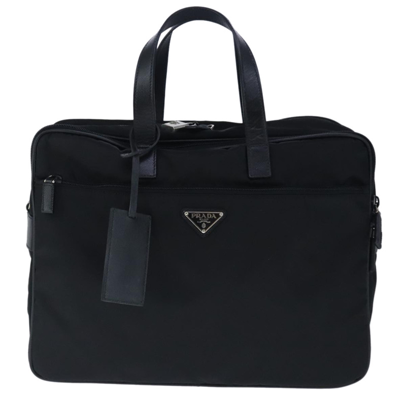 【日本直送】PRADA 手提包 尼龍 2 向 黑色 正品 ki5123V-12