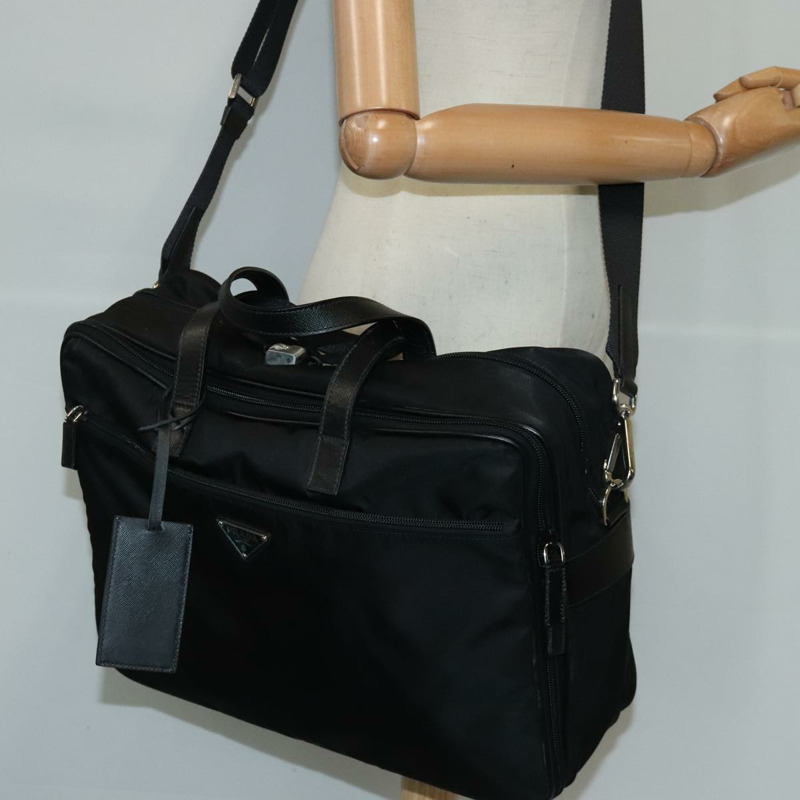 【日本直送】PRADA 手提包 尼龍 2 向 黑色 正品 ki5123V-31