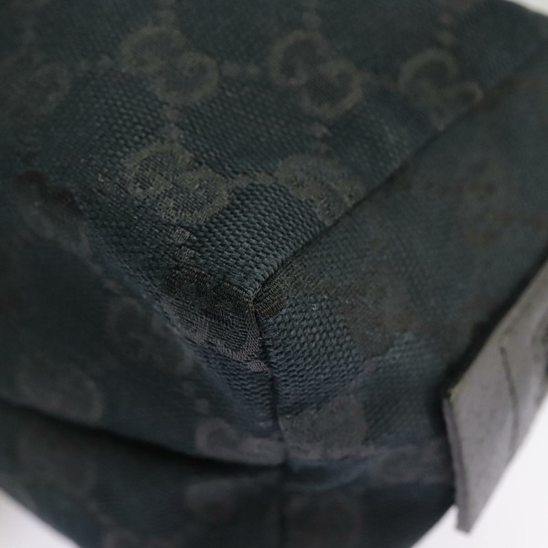 【日本直送】GUCCI GG 帆布手拿包 黑銀 29595 正品 yk15951V-13