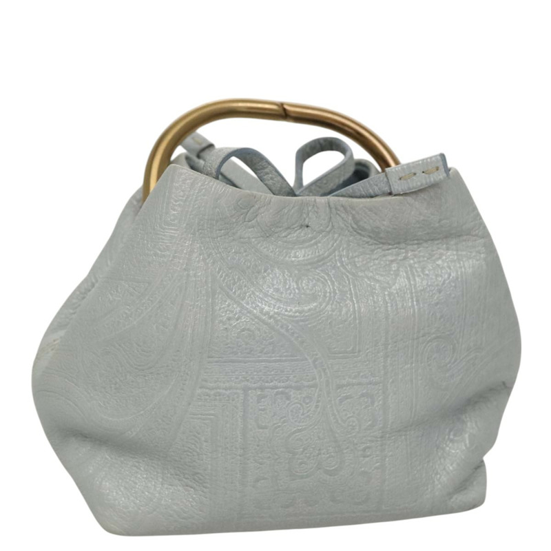 【日本直送】PRADA 手提包 皮革 淺藍色 正品 101859V-0