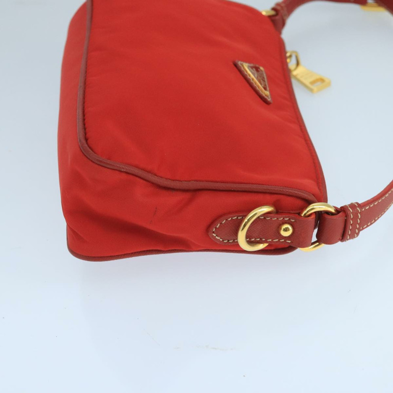 【日本直送】PRADA 手提包 尼龍 紅金色 正品 101872V-2