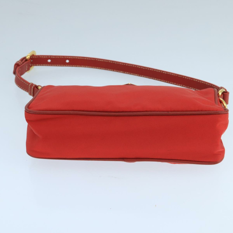 【日本直送】PRADA 手提包 尼龍 紅金色 正品 101872V-4