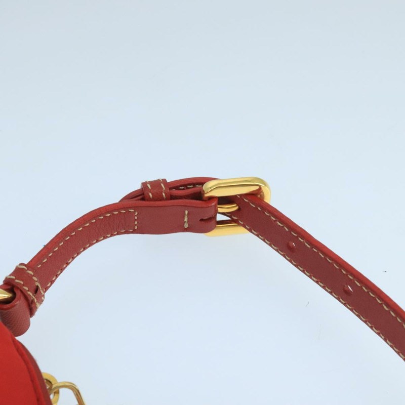 【日本直送】PRADA 手提包 尼龍 紅金色 正品 101872V-7