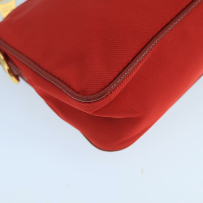 【日本直送】PRADA 手提包 尼龍 紅金色 正品 101872V-14