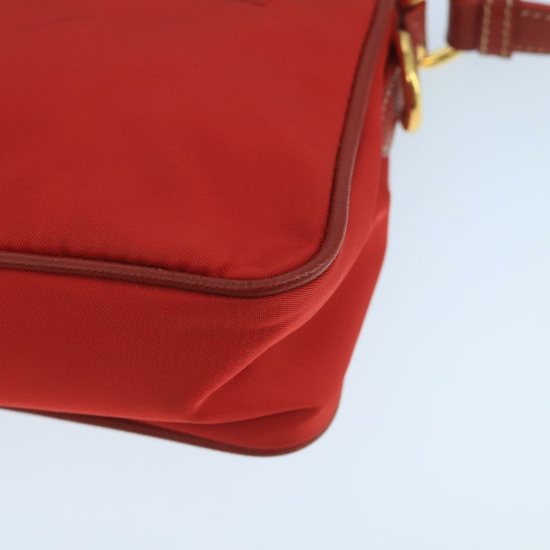 【日本直送】PRADA 手提包 尼龍 紅金色 正品 101872V-15