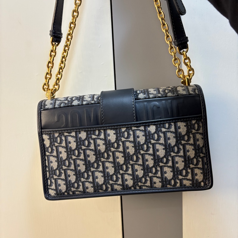 Dior蒙田30緹花布鏈包-5