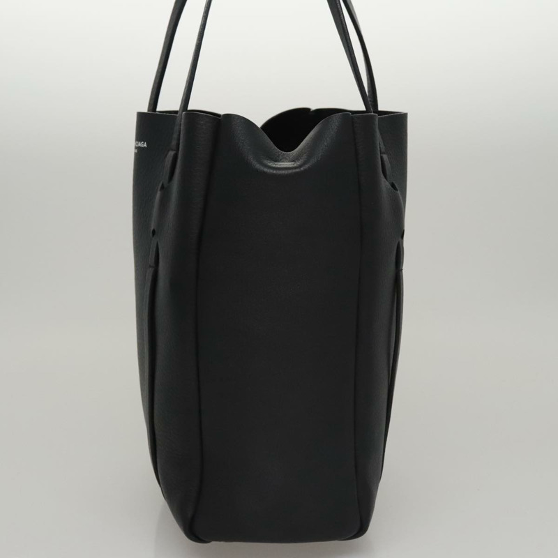【日本直送】BALENCIAGA Everyday Tote XS 包 皮革 2 用 黑色 銀色 489813 正品 hk1951V-2