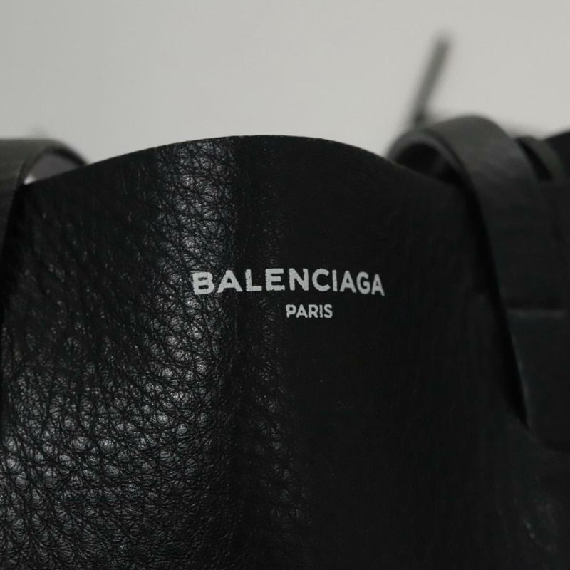 【日本直送】BALENCIAGA Everyday Tote XS 包 皮革 2 用 黑色 銀色 489813 正品 hk1951V-16