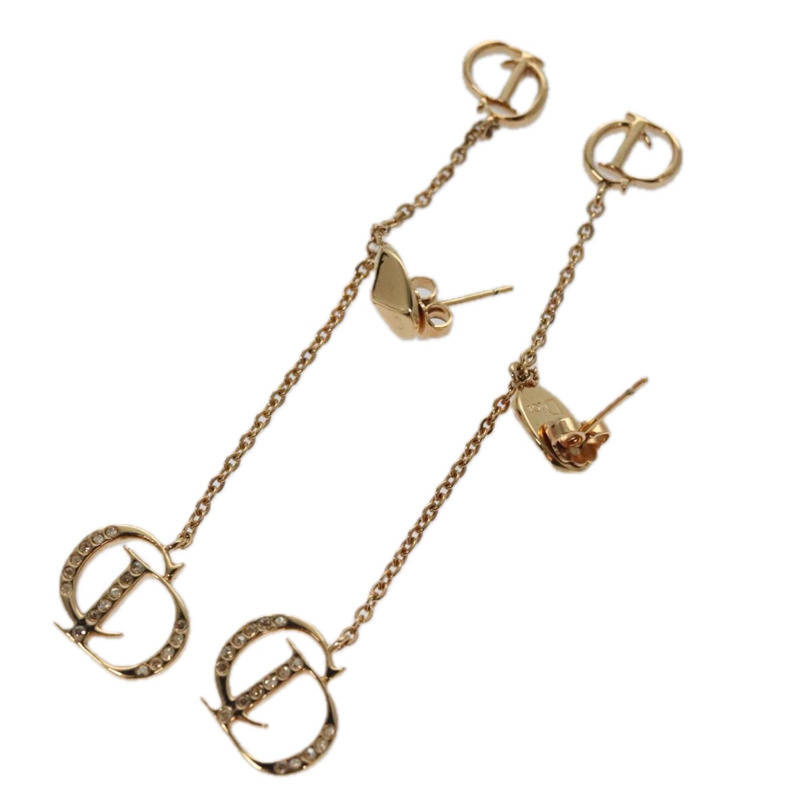 【日本直送】Christian Dior Pierce 金屬金 Auth am7327-0