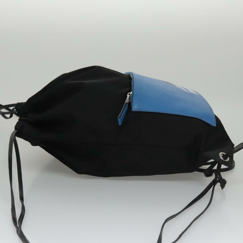 【日本直送】PRADA 背包 尼龍皮革 黑色藍色銀色 正品 92876V-3