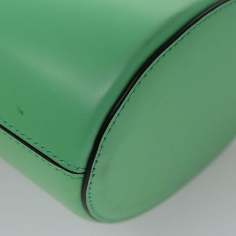 【日本直送】Salvatore Ferragamo Gancini 單肩包 皮革 綠色 銀色 正品 107228AV-20