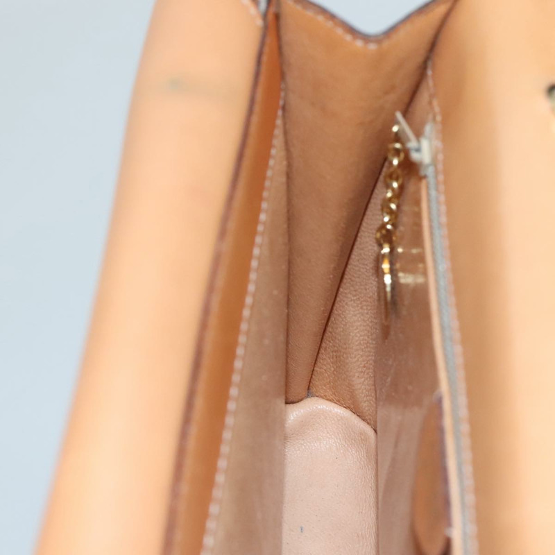 【日本直送】CELINE Macadam 帆布手提包 PVC 皮革棕金色正品 105628V-20