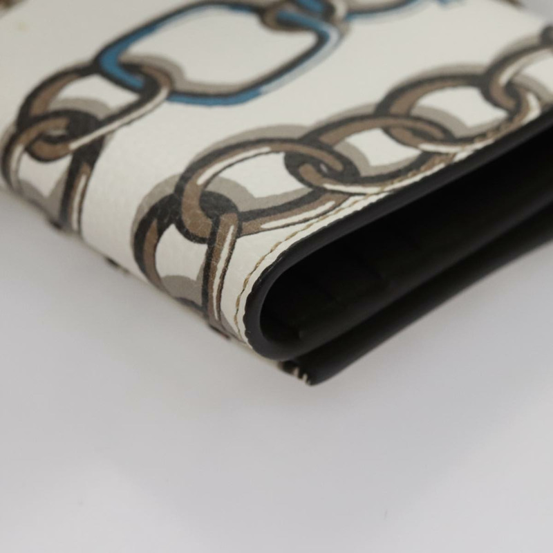 【日本直送】Salvatore Ferragamo Gancini 單肩皮夾 皮革 白色 正品 108583V-17