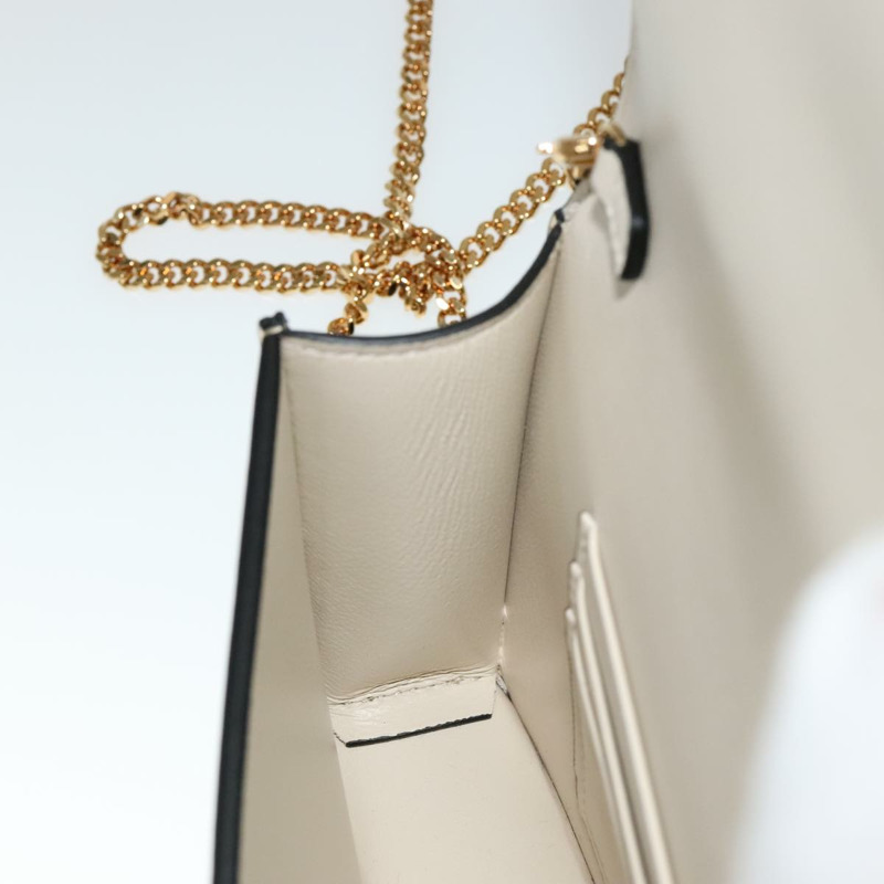 【日本直送】VERSACE 鏈條單肩包 漆皮 金色 正品 108487V-19