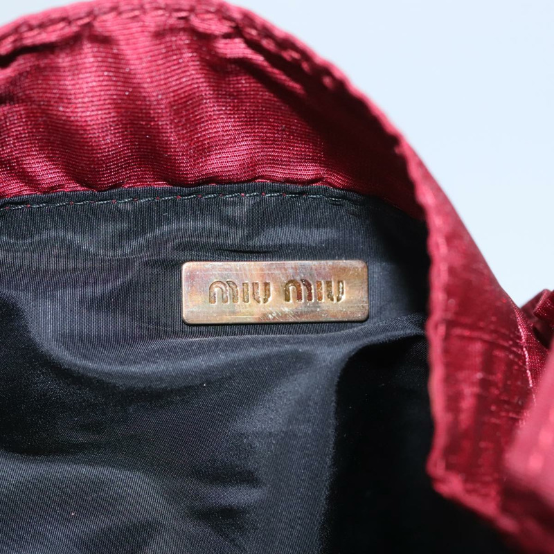 【日本直送】Miu Miu 折疊式托特包 尼龍 紅色 正品 111415V-18