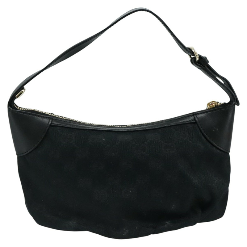 【日本直送】GUCCI GG 帆布織帶雪莉線手提包黑紅綠 224093 正品 yk17168AV-1