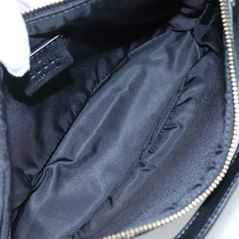 【日本直送】GUCCI GG 帆布織帶雪莉線手提包黑紅綠 224093 正品 yk17168AV-9