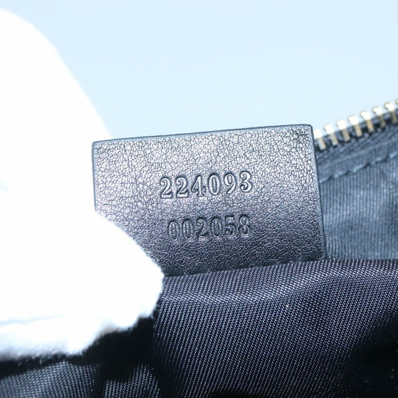 【日本直送】GUCCI GG 帆布織帶雪莉線手提包黑紅綠 224093 正品 yk17168AV-10
