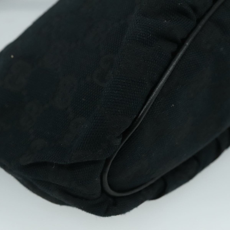 【日本直送】GUCCI GG 帆布織帶雪莉線手提包黑紅綠 224093 正品 yk17168AV-14