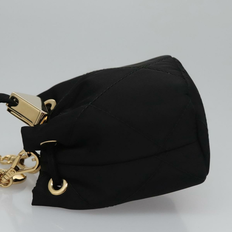 【日本直送】PRADA 鏈條單肩包 尼龍 黑色 正品 101563AV-3