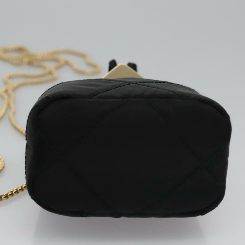 【日本直送】PRADA 鏈條單肩包 尼龍 黑色 正品 101563AV-4