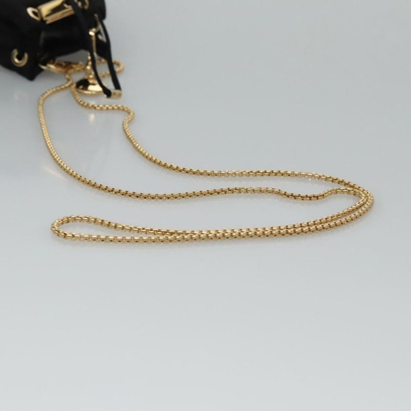 【日本直送】PRADA 鏈條單肩包 尼龍 黑色 正品 101563AV-7