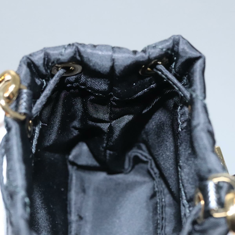 【日本直送】PRADA 鏈條單肩包 尼龍 黑色 正品 101563AV-22