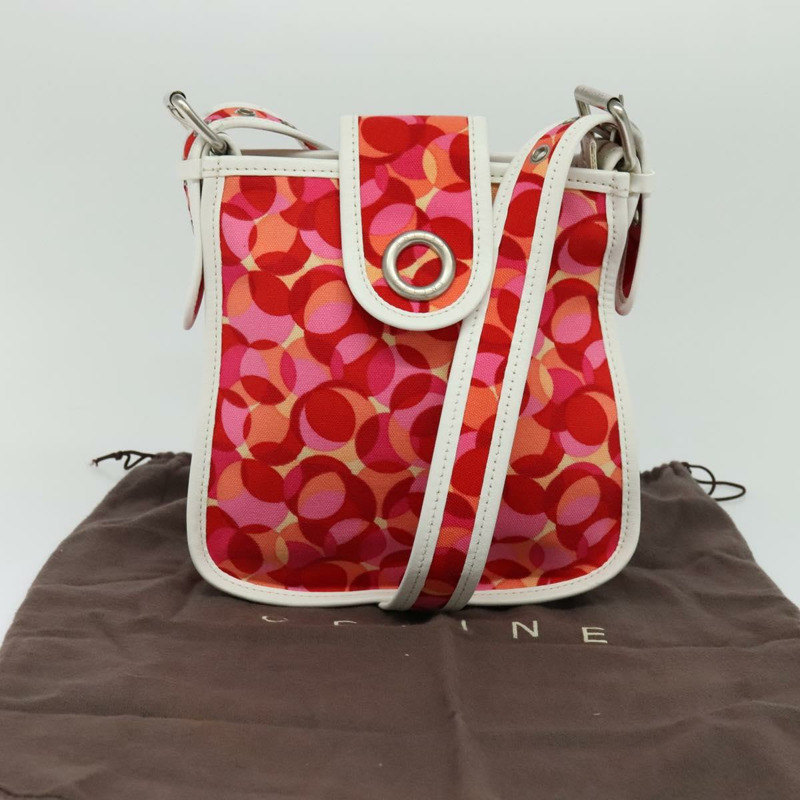 【日本直送】CELINE 肩背包 帆布 紅色 正品 112849V-11