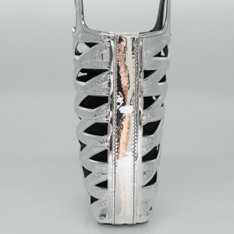 【日本直送】BALENCIAGA Neophone手機支架單肩包 琺瑯銀色 660787 正品 110436AV-2