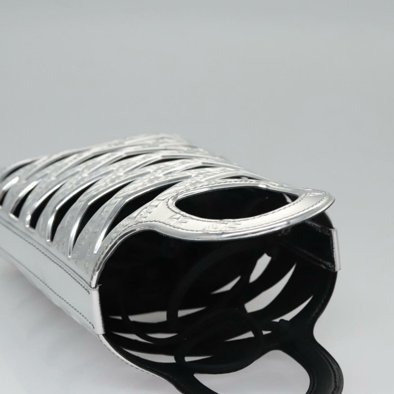 【日本直送】BALENCIAGA Neophone手機支架單肩包 琺瑯銀色 660787 正品 110436AV-5