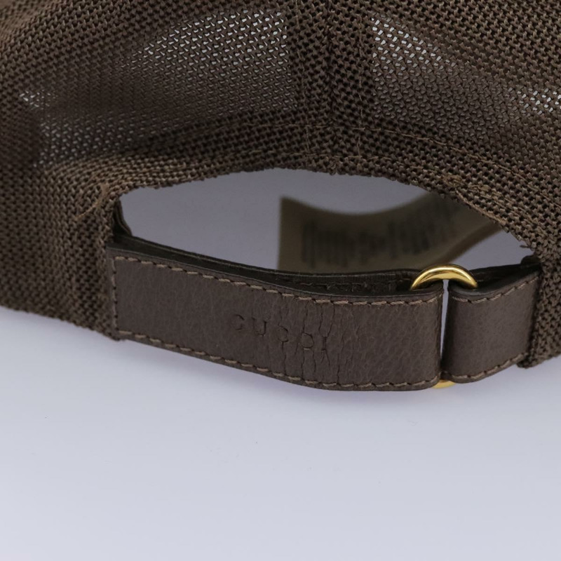 【日本直送】GUCCI GG Supreme 草莓棒球帽 PVC XL 米色 700665 正品 am7681V-7