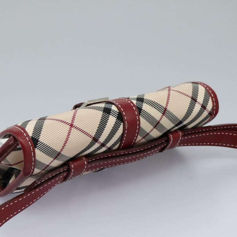 【日本直送】BURBERRY Nova Check Blue Label 腰包 帆布 米色 正品 114435V-5