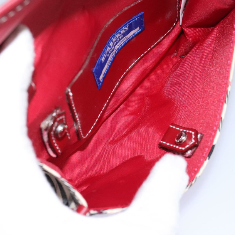 【日本直送】BURBERRY Nova Check Blue Label 腰包 帆布 米色 正品 114435V-10