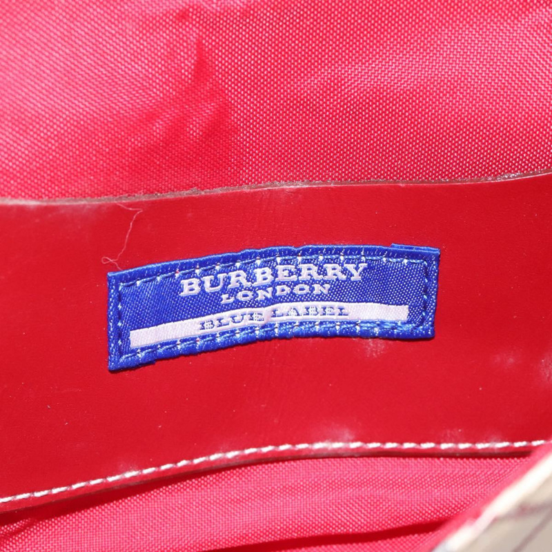 【日本直送】BURBERRY Nova Check Blue Label 腰包 帆布 米色 正品 114435V-18