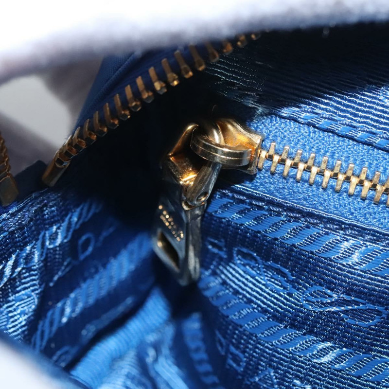 【日本直送】PRADA 手拿包 尼龍 藍色 正品 106326V-20