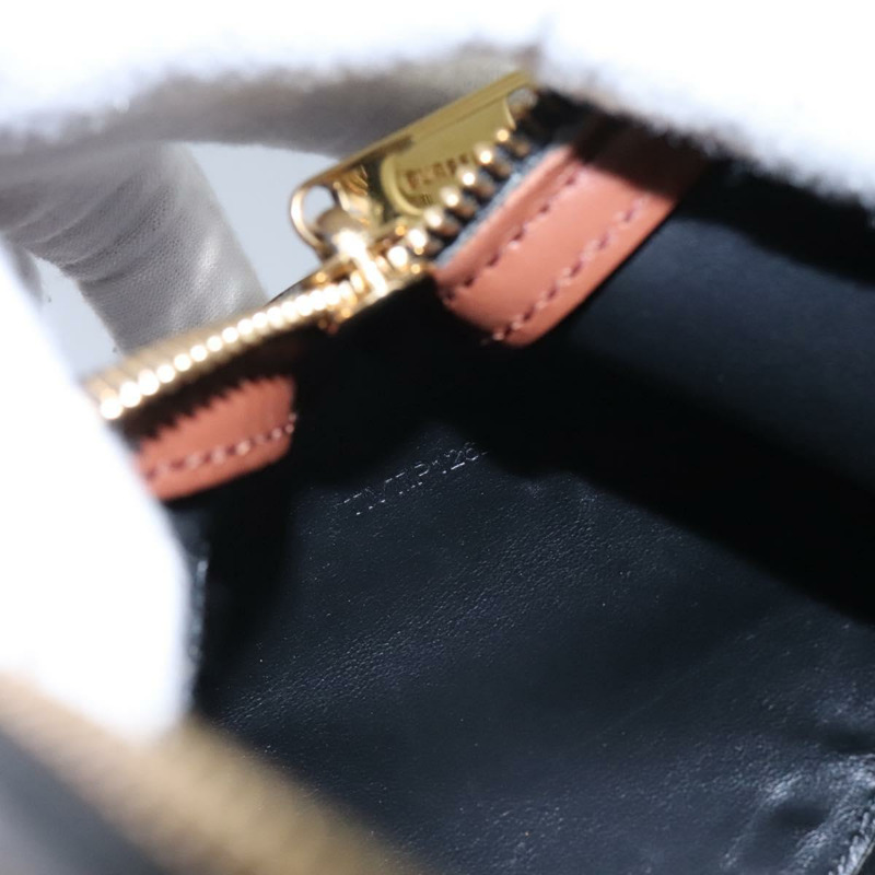 【日本直送】BURBERRY Monogram 條紋單肩包 PVC 皮革 棕色 正品 113137V-11