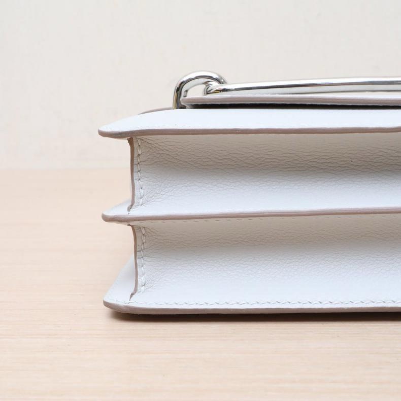 HERMES(愛馬仕) Roulis 豬鼻子 23 80珍珠灰 EC皮 Z刻 銀扣-3