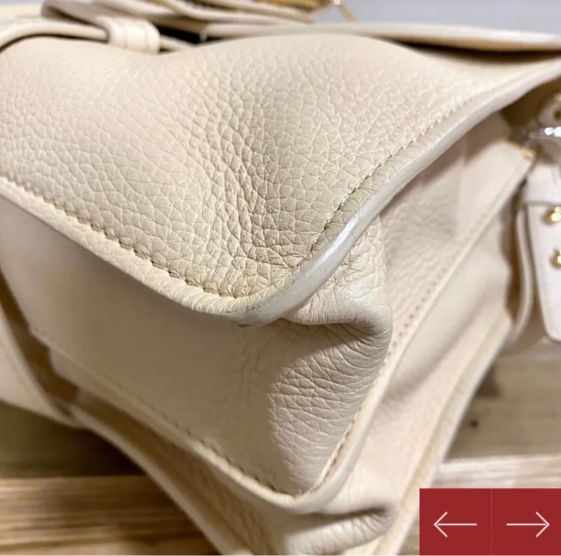 Chloe 奶茶色斜背包 手提包-3