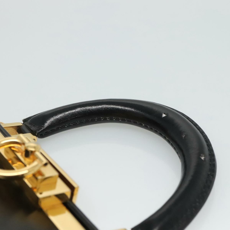【日本直送】克莉絲汀迪奧 手提包 皮革 2 款 黑色 金色 正品 PP217V-7