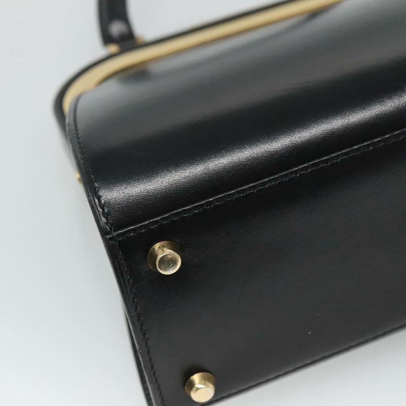 【日本直送】克莉絲汀迪奧 手提包 皮革 2 款 黑色 金色 正品 PP217V-15